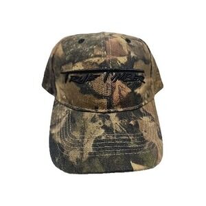Vintage True Timber Trucker Camo Hunting Outdoor Hat Ball Cap Embroidered Brown